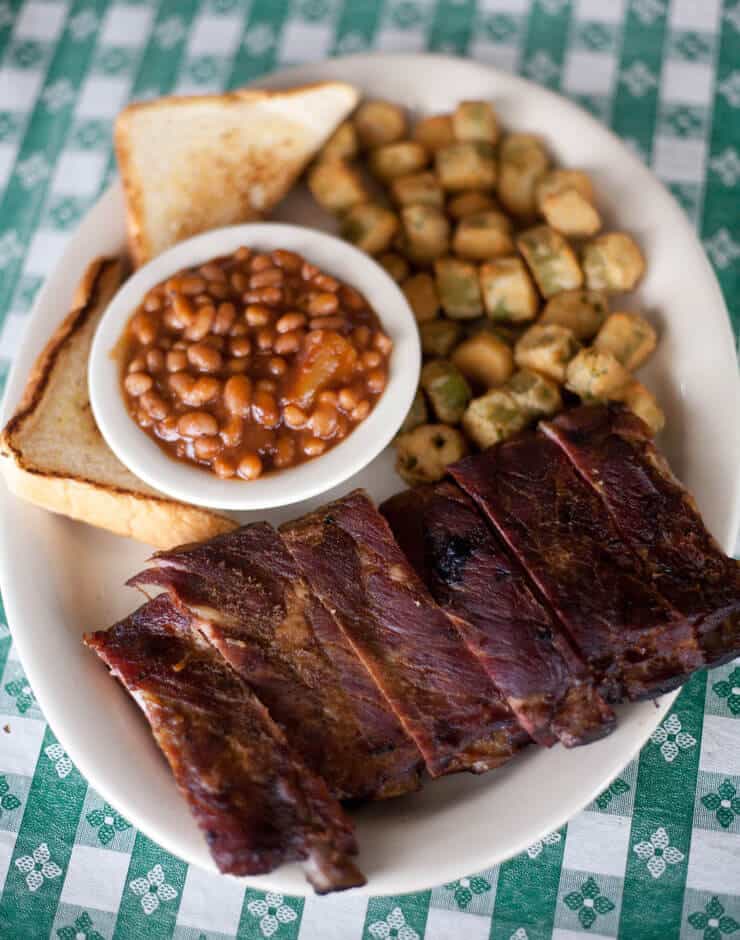SLOW COOKED BRISKET & RIBS